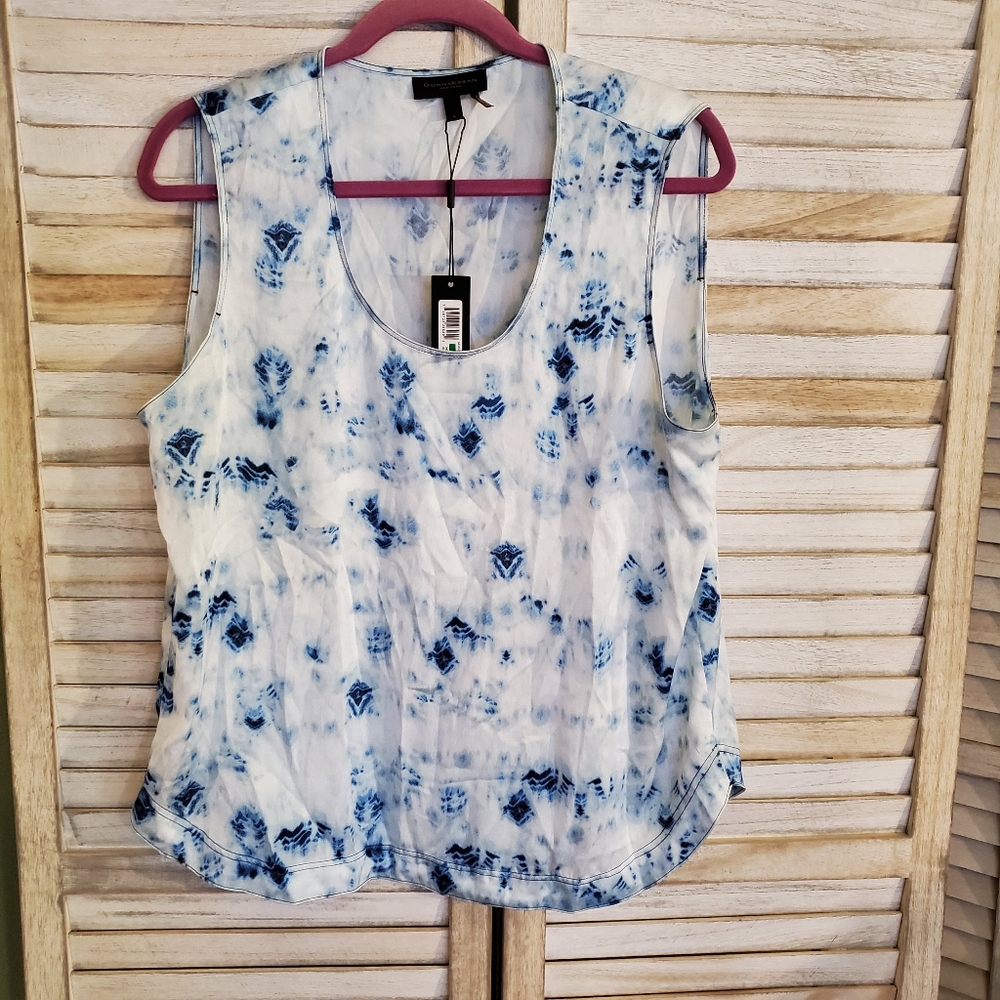 Donna Karan Top Tank Shirt sz Large New